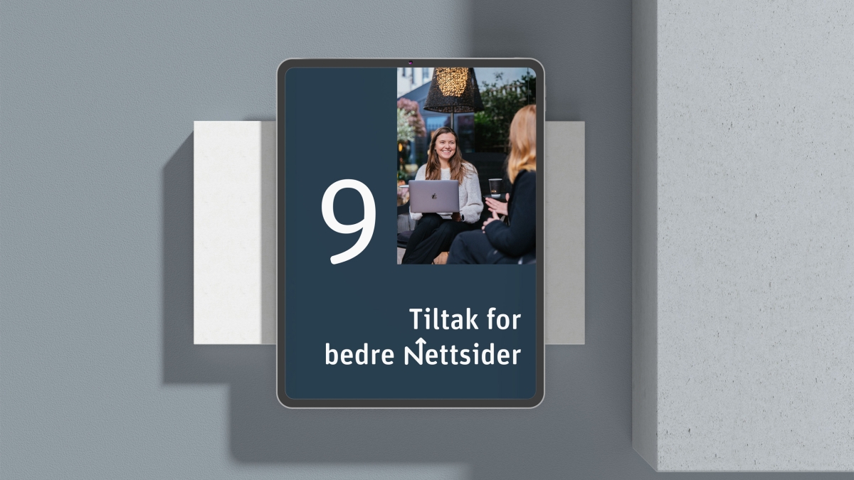 E-bok: 9 tiltak for bedre nettsider                                                