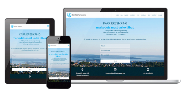 Nye nettsider for Solstad Gruppen To-språklig og mobiltilpassede nettsider levert til kunde i Oslo.